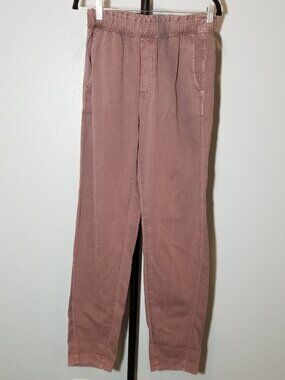 GAP Womens Size 2 Brown Khakis Easy Stripe Pants Hippie Indie Boho Retro NWOT
